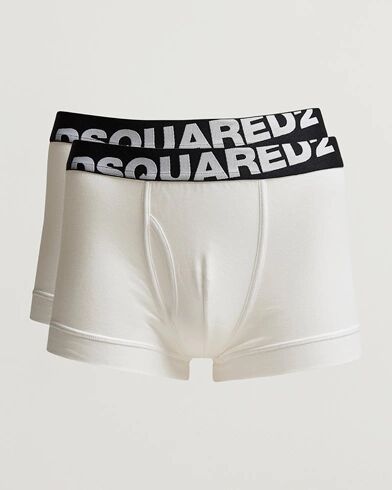 Dsquared2 2-Pack Cotton Stretch Trunk White men XXL Hvid