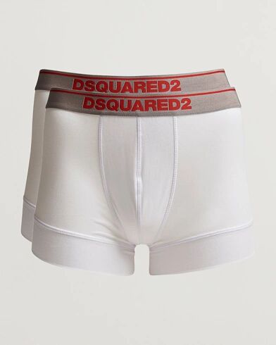 Dsquared2 2-Pack Modal Stretch Trunk White men M Hvid