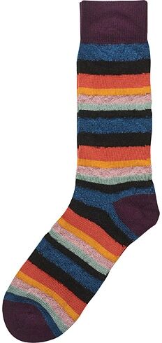 Paul Smith Texture Stripe Sock Artist men One size Flerfarvet