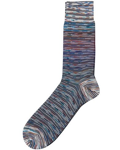 Missoni Space-Dye Cotton Socks Multi men L Grå