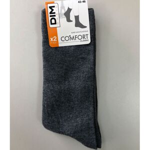 DIM. Pack OFERTA 2 Calcetines Caballero DIM 5UI G(43-46) Gris