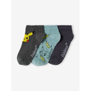 Pack Pokémon® de 3 pares de calcetines cortos verde sauce