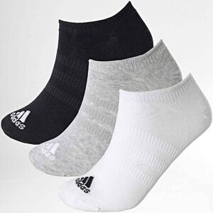 Calcetines Adidas Piqui Negro Blanco Gris 3 Pares -  -40-42