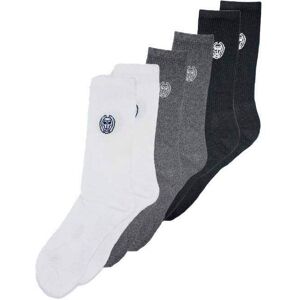 Calcetines Bidi Badu Don Carlito XXL Crew Move Gris Negro Blanco 6 Pares -  -43-46