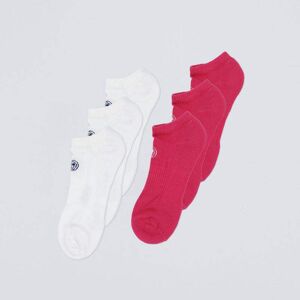 Calcetines Bidi Badu No Party XXL No show Move Rosa Blanco 6 Pares -  -39-42