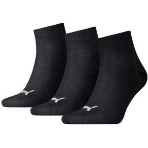 Calcetines Puma Quarter Negro 3 pares -  -43-46