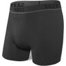 Saxx kinetic light-compression mesh calzoncillo térmico Negro (XS)