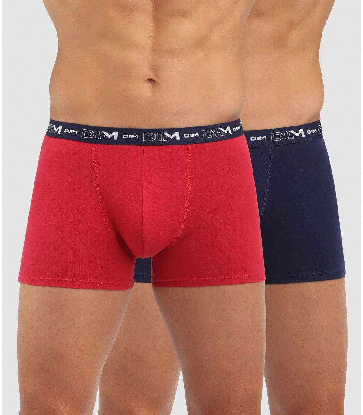 DIM. Pack 2 Boxer DIM 6596 AZUL/ROJO 9LI AZUL/ROJO SG/XL