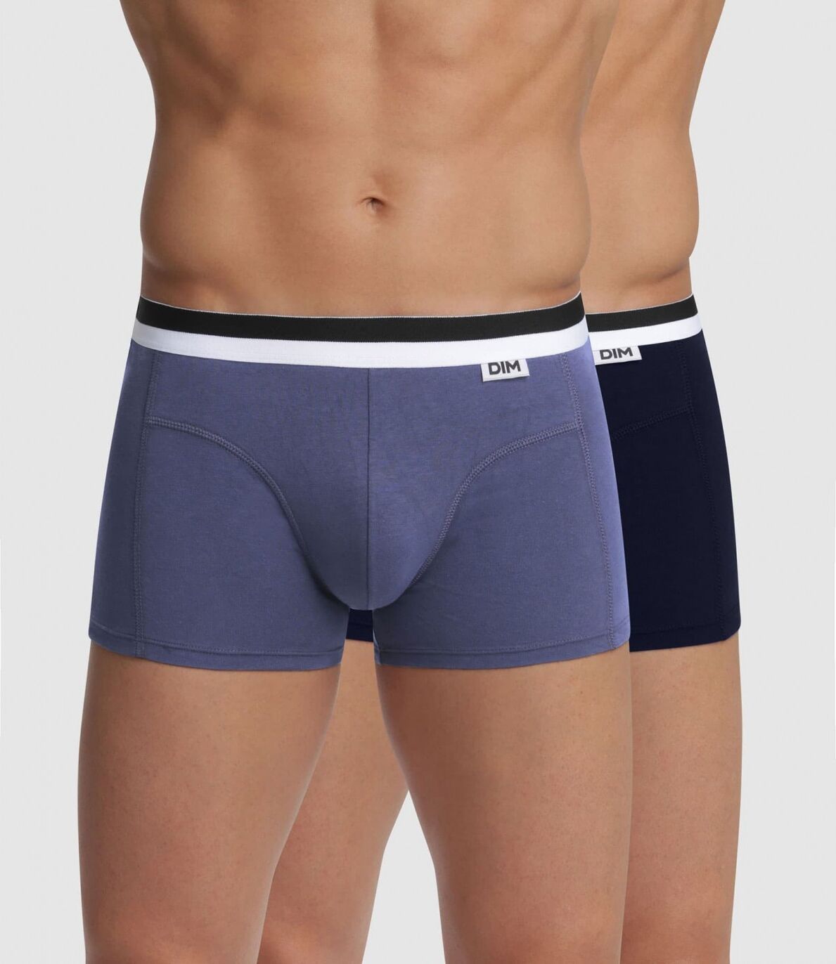 DIM. Pack 2 Boxer DIM 5H2 95Z M48 MORADO - AZUL