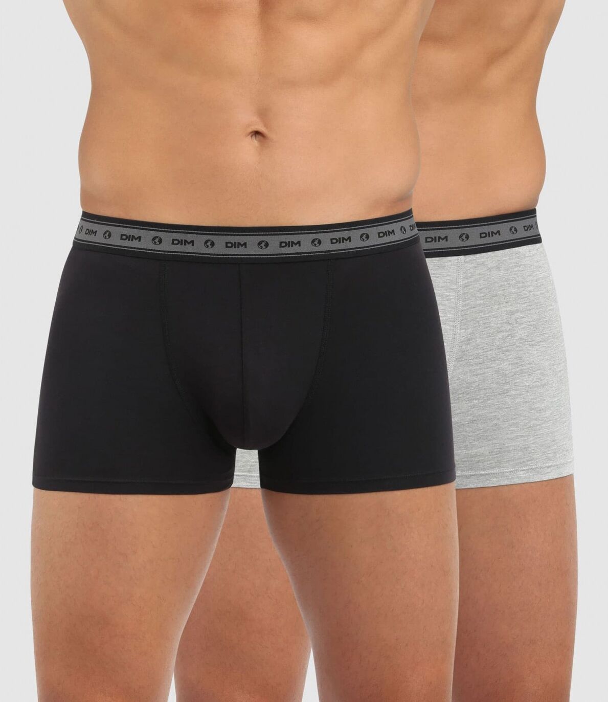 DIM. Pack 2 Boxer DIM A6C 9LU G/L NEGRO-GRIS