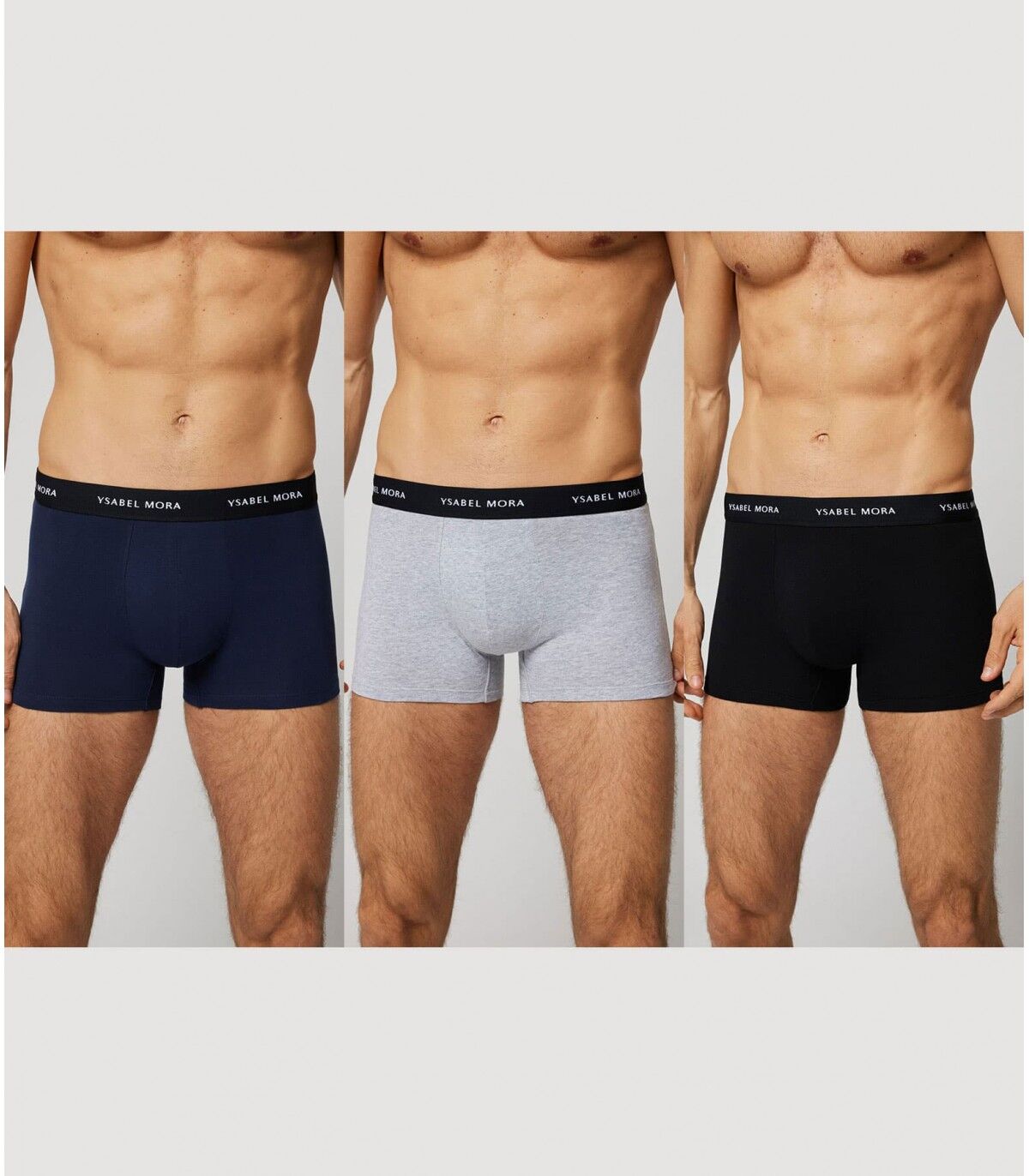 Pack 3 Boxers YSABEL MORA 20158 G/L Surtido 3 colores