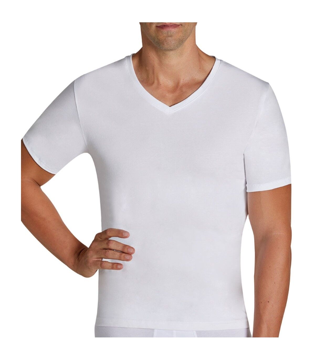 Camiseta caballero COTTON STRETCH Ysabel Mora 20100 Blanco SG/XL
