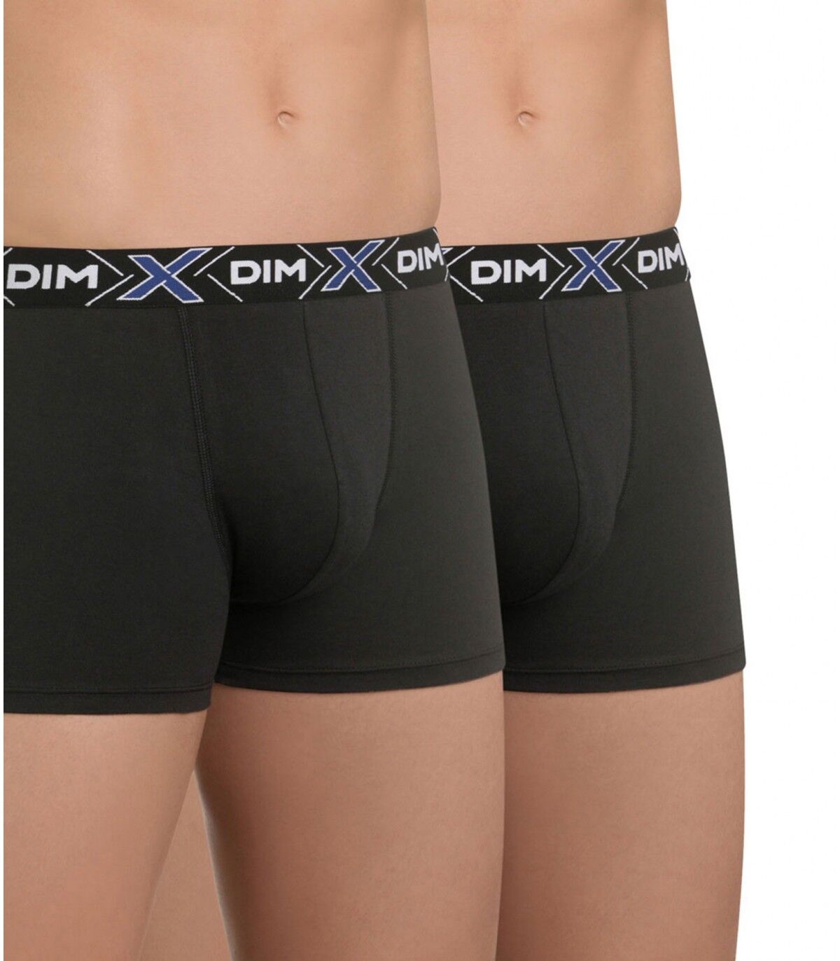 DIM. Pack 2 Boxer DIM X-TEMP 41B 0HZ NEGRO-NEGRO NEGRO-NEGRO XXL