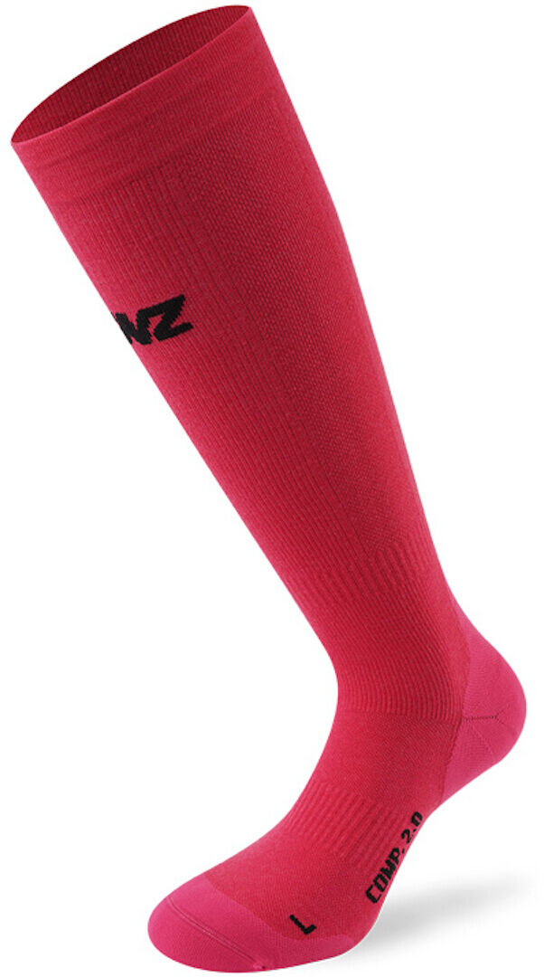 Lenz Compression 2.0 Merino Calcetines - Rosa (XL)