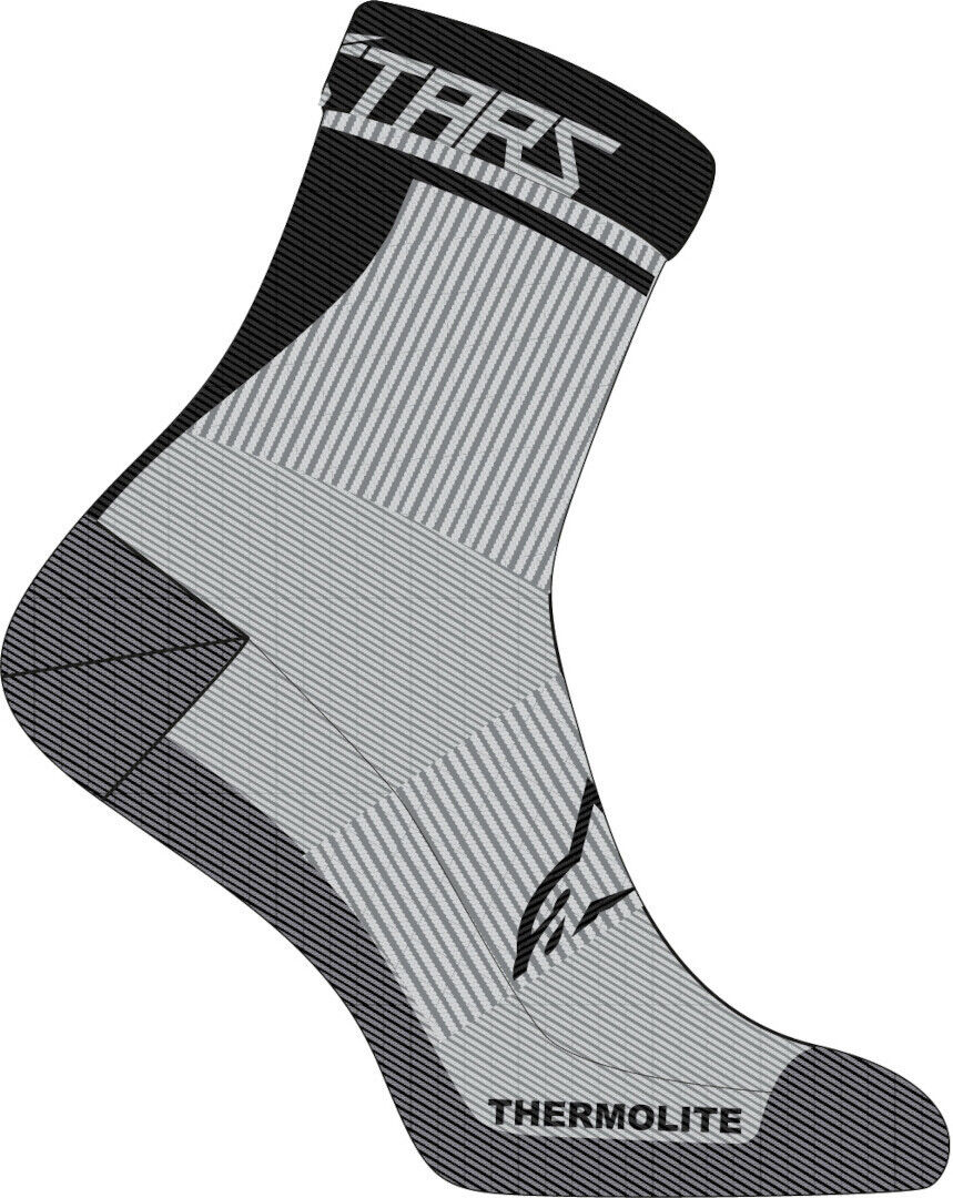 Alpinestars Winter Therm 17 Calcetines de bicicleta - Negro Gris (L)