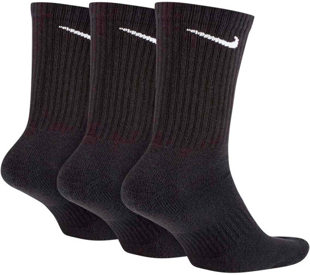 Nike everyday cushion 3p calcetines deportivos Negro (L)