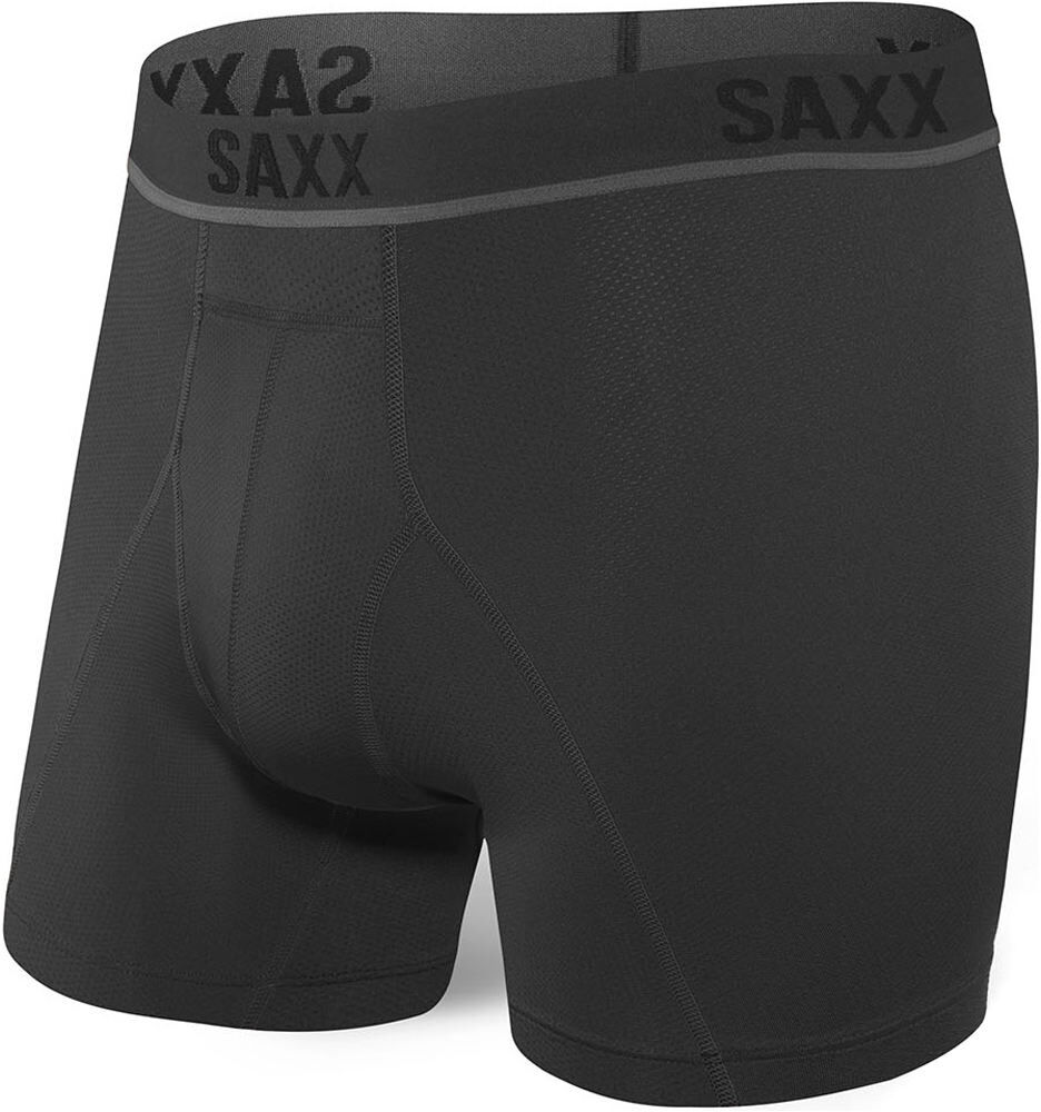 Saxx kinetic light-compression mesh calzoncillo térmico Negro