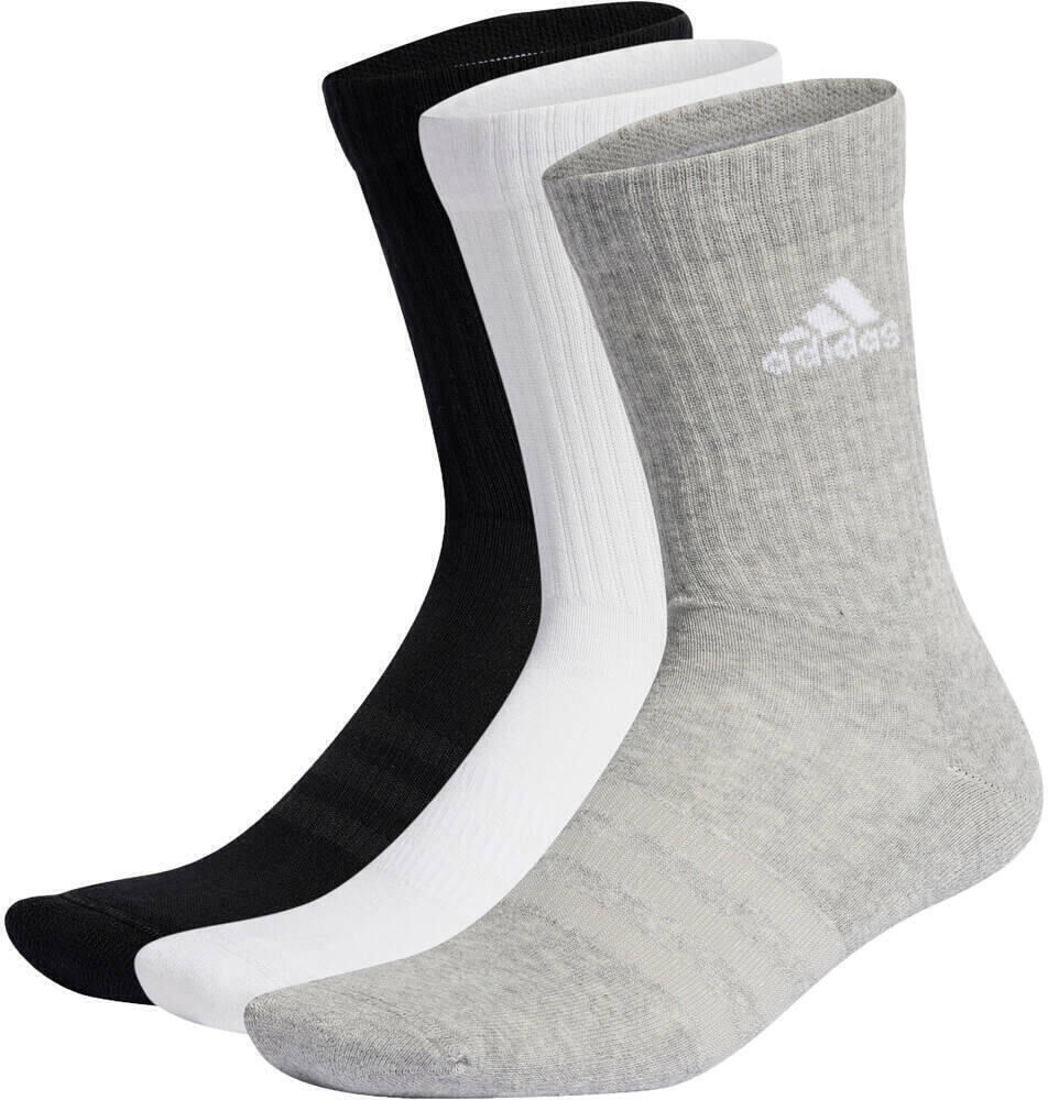 Adidas cushioned 3 pares calcetines deportivos Blanco (22-24)