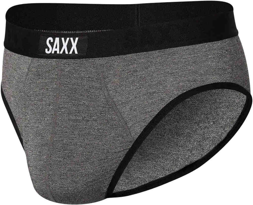 Saxx ultra super soft brief fly calzoncillo térmico Gris (M)