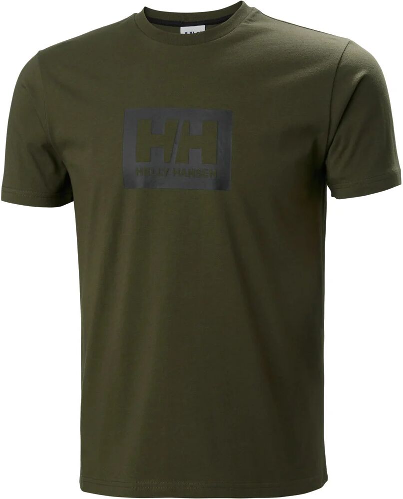 Helly Hansen hh box camiseta manga corta hombre Verde (M)