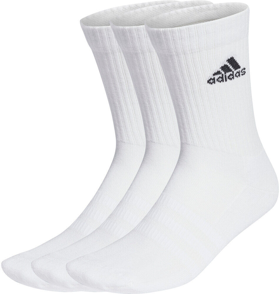 Adidas cushioned 3 pares calcetines deportivos Blanco (43-45)