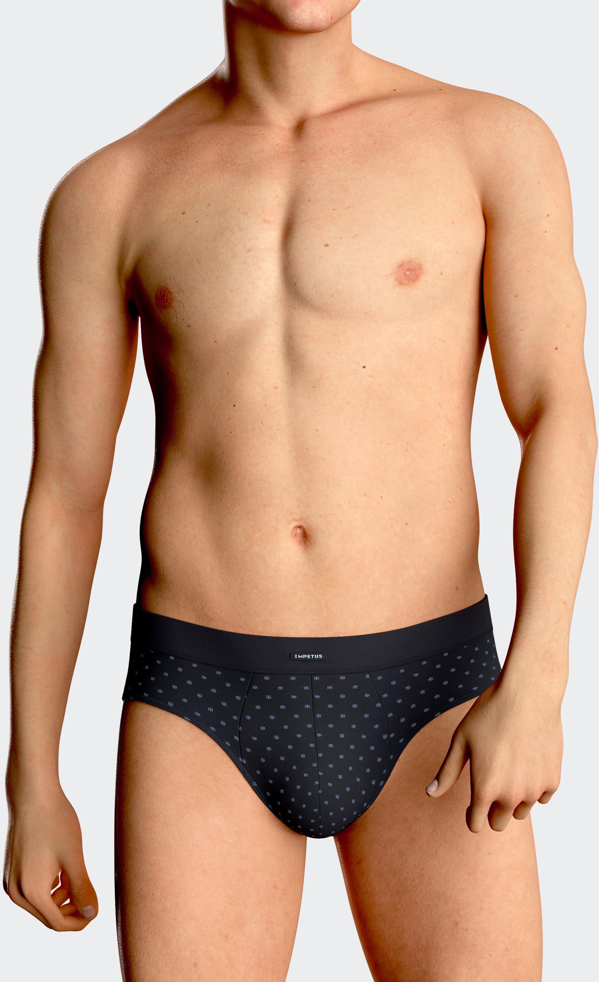 IMPETUS Pack de dos slips de hombre en Modal AZUL MARINO