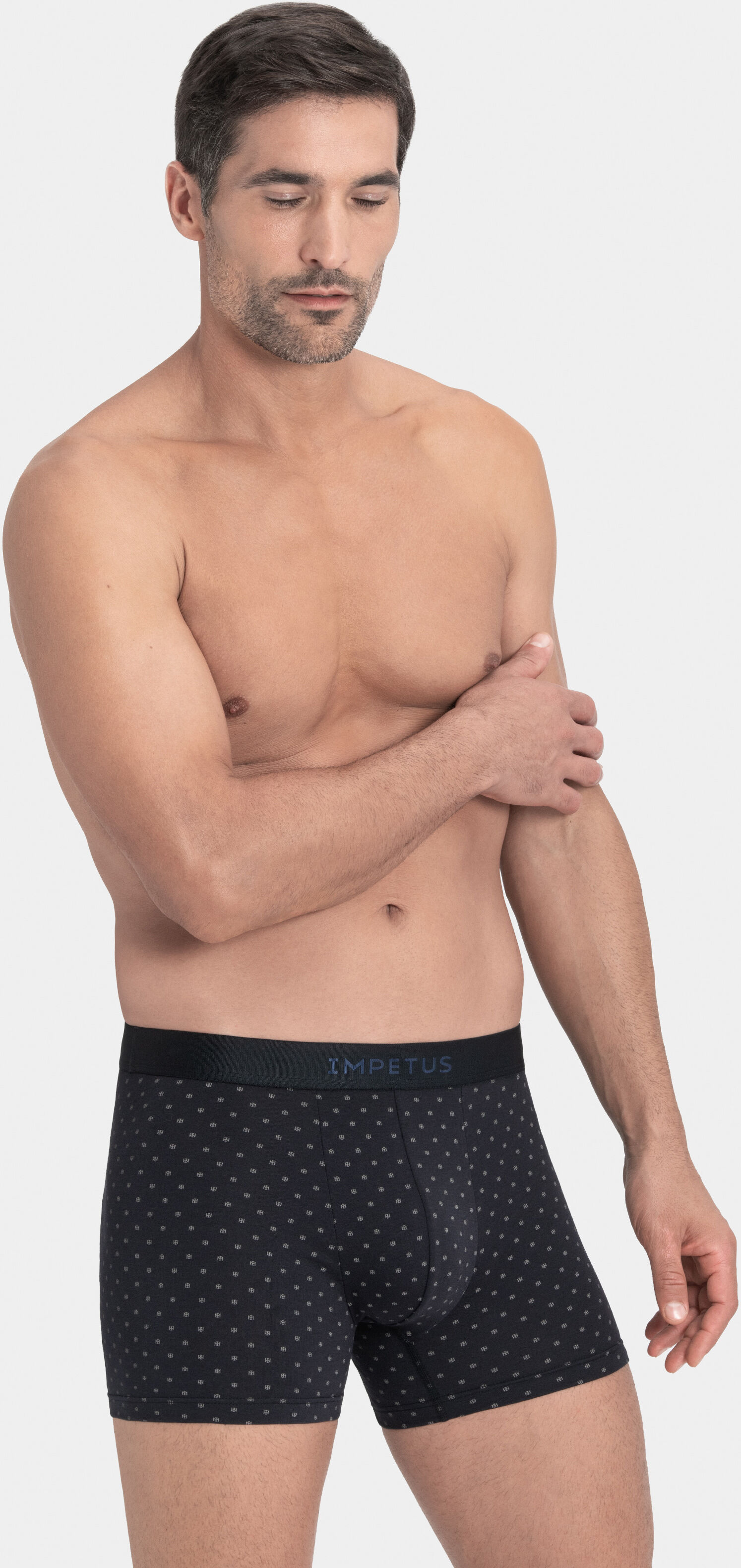 IMPETUS Pack dos boxers de hombre en Algodón Modal AZUL MARINO