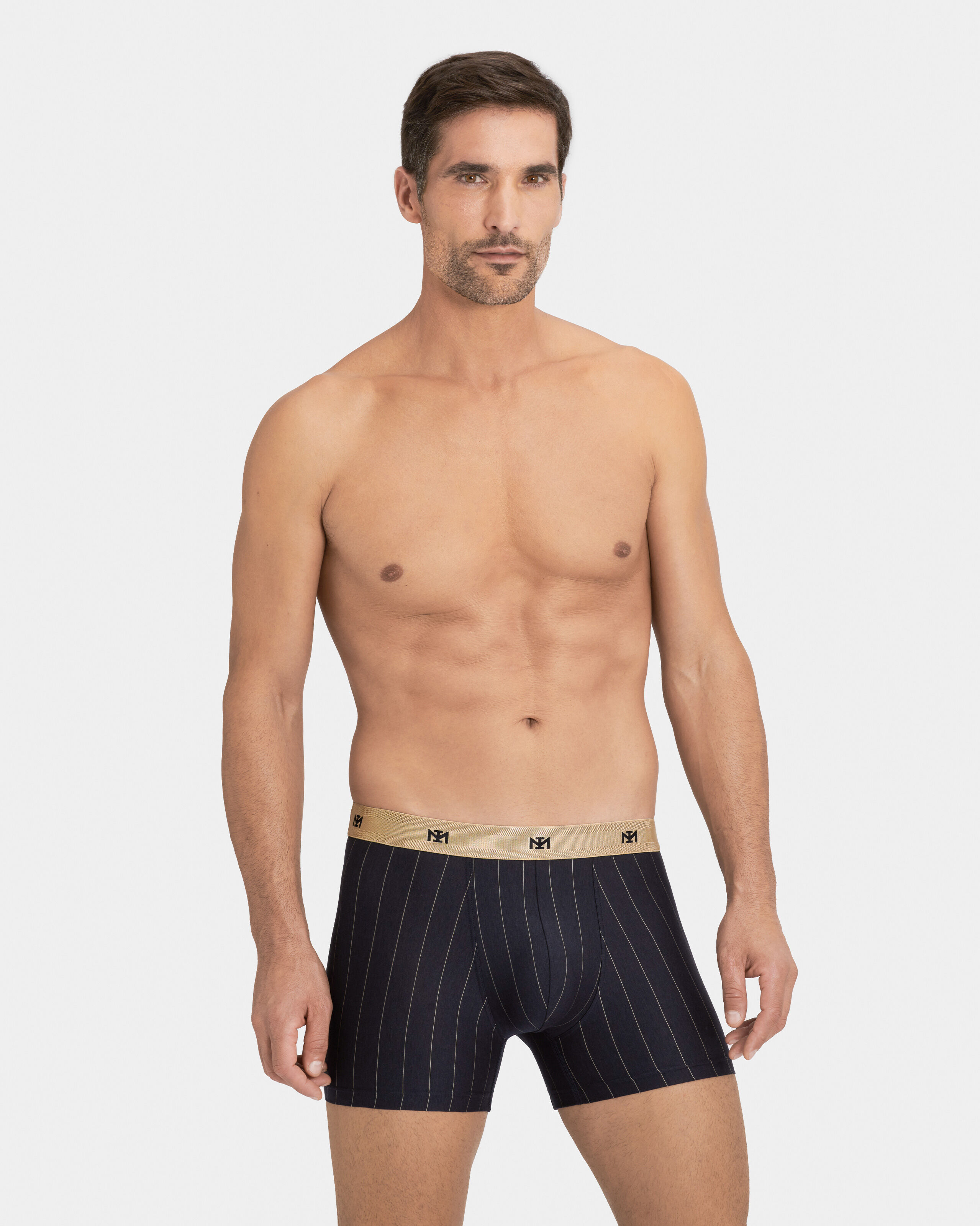 IMPETUS Pack 2 Boxers de hombre Gold Edition AZUL MARINO