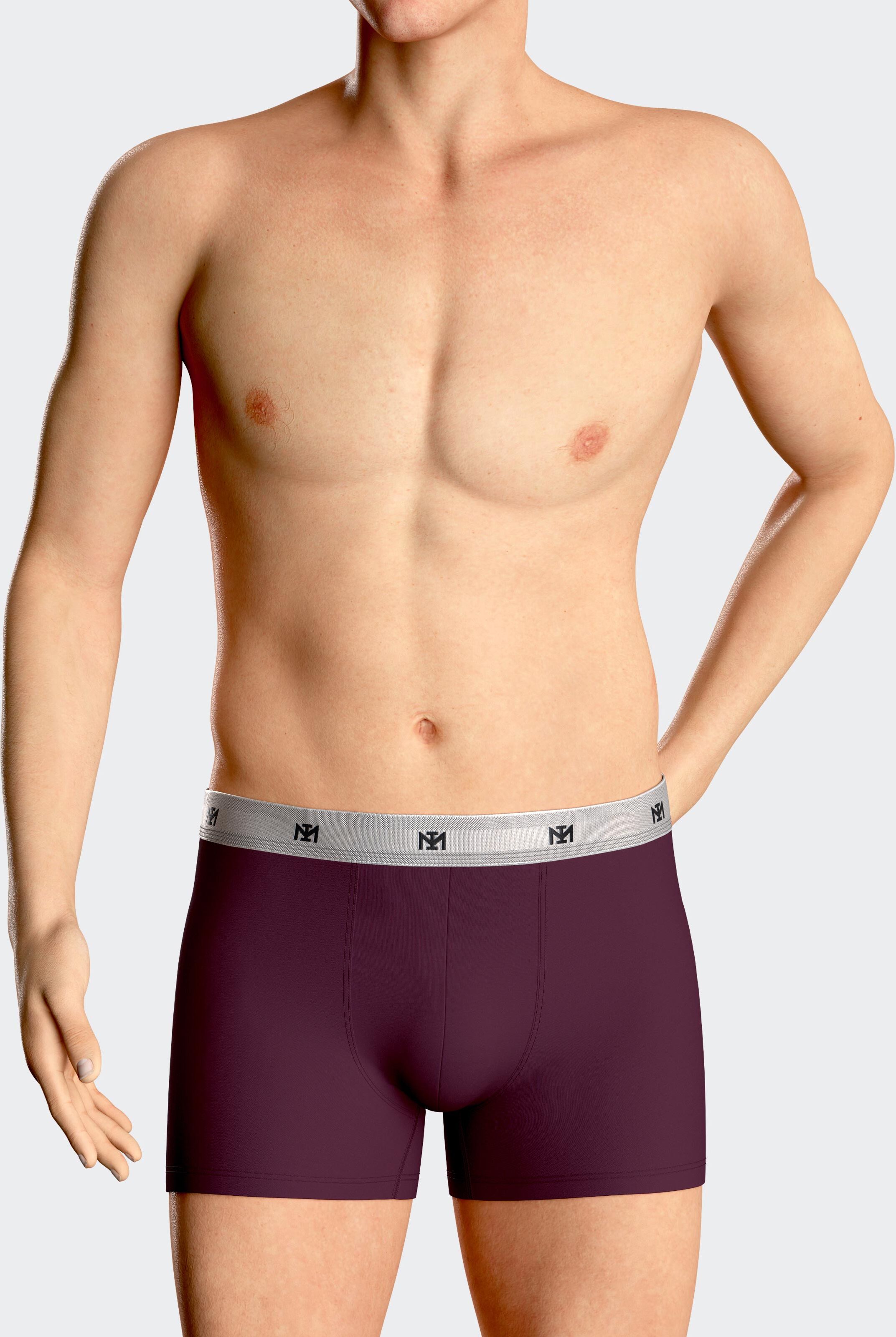 IMPETUS Pack de 2 Boxers de hombre en Lyocell BORDEAUX/MARINO (S)