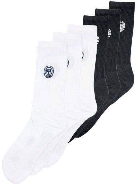 Calcetines Bidi Badu Don Carlito XXL Crew Move Negro Blanco 6 Pares