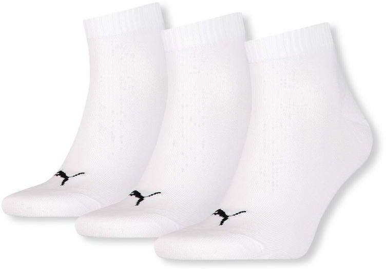 Calcetines Puma Quarter Blanco 3 pares