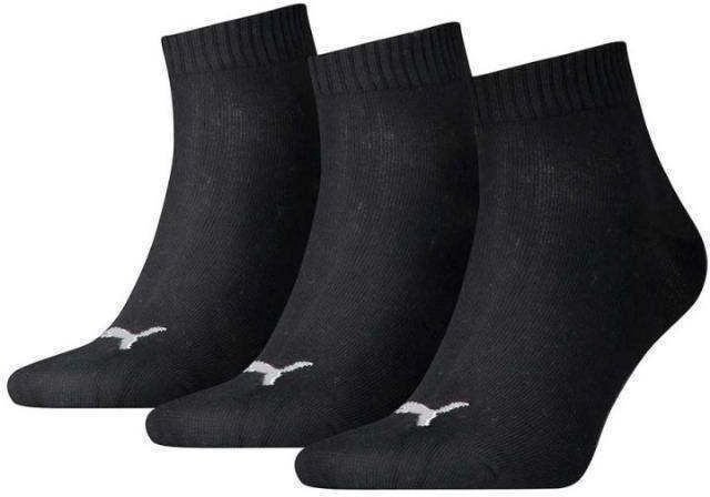 Calcetines Puma Quarter Negro 3 pares