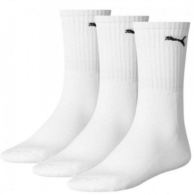 Calcetines Puma Regular Crew Blanco 3 pares