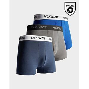 McKenzie Bokserit 3 kpl Miehet - Mens, Blue  - Blue - Size: Small