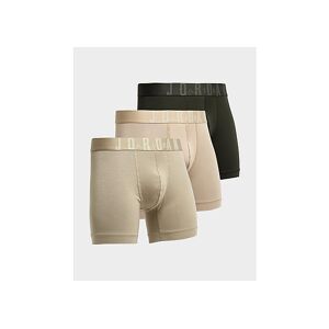 Jordan 3-Pack Boxers - Mens, Brown  - Brown - Size: Large