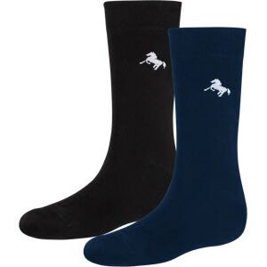 Black Horse Puuvillasukat 2-pack - 40-43