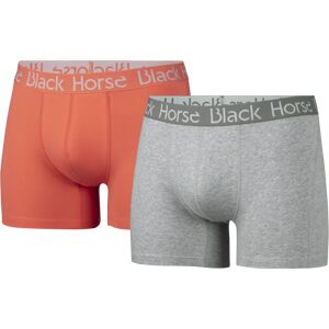 Black Horse Bokserit Luomupuuvillasta 2-pack - X-Large male