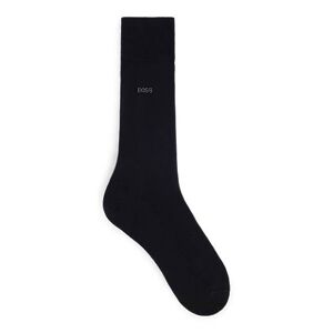 Boss Regular-length logo socks in mercerised Egyptian cotton