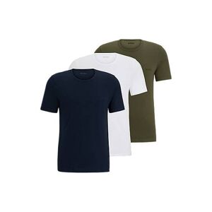 Boss Three-pack of underwear T-shirts with embroidered logos