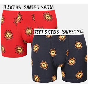 SWEET SKTBS Bokserit - Sweet Times 2-PK - Multi - Male - XL