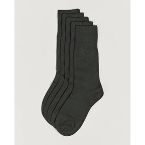 CDLP 5-Pack Bamboo Socks Charcoal Grey - Size: One size - Gender: men