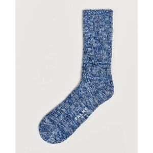 Falke Brooklyn Cotton Sock Blue - Valkoinen - Size: S M L XL - Gender: men