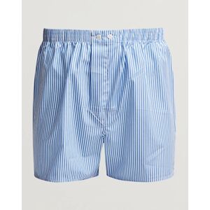 Derek Rose Classic Fit Cotton Boxer Shorts Blue Stripe - Musta - Size: S M L XXL - Gender: men