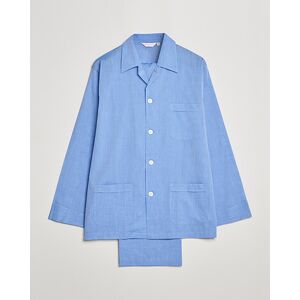 Derek Rose Cotton Pyjama Set Blue - Size: One size - Gender: men