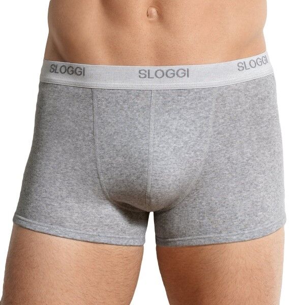 Sloggi For Men Basic Shorts - Grey  - Size: 10004753 - Color: harmaa