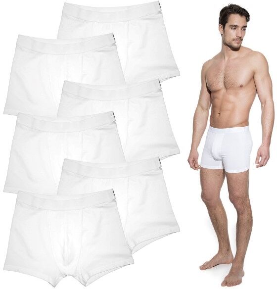 Bread & Boxers Bread and Boxers Boxer Briefs 6 pakkaus - White  - Size: 232301 - Color: valkoinen