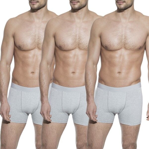 Bread & Boxers Bread and Boxers Boxer Briefs 3 pakkaus - Grey  - Size: 232303 - Color: harmaa