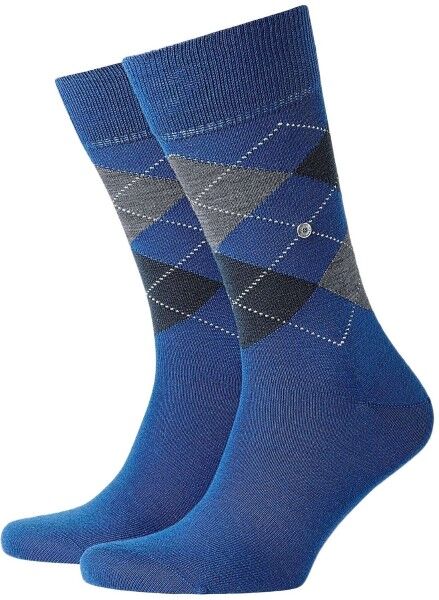 Burlington Edinburgh Wool Sock - Blue  - Size: 21182 - Color: sininen