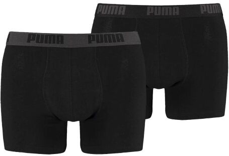 Puma 2 pakkaus Basic Boxer - Black  - Size: 521015001 - Color: musta