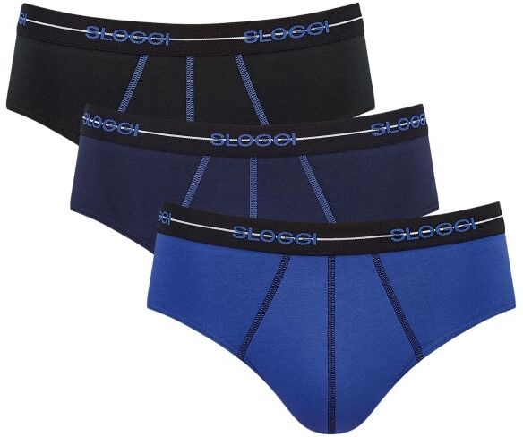 Sloggi 3 pakkaus Men Start Midi C3P - Darkblue  - Size: 10074004 - Color: tummansin.